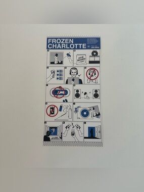 Jack White Frozen Charlotte 12x6 Safety Card Listening Party Exclusive Promo

No